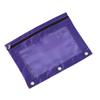 8 Color zipper pencil bag Oxford Cloth Stationery Storage Bag clear window design  for Office School Supplies pen Organizer