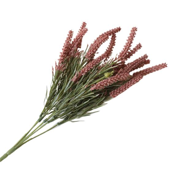 1 Branch Fake Flower Long Lifespan Minimalist Eco-friendly Pretty DIY Artistic Simulation Grass Home Decor