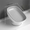 Soap Box Drainage Soap Rack Bathroom Accessories Suction Cup Soap Tray Bathroom Soap Tray