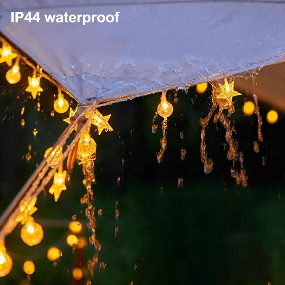Hanging Fairy Lights IP44 Waterproof Decorative LED Lights Patio String Lights for Home Party Decor