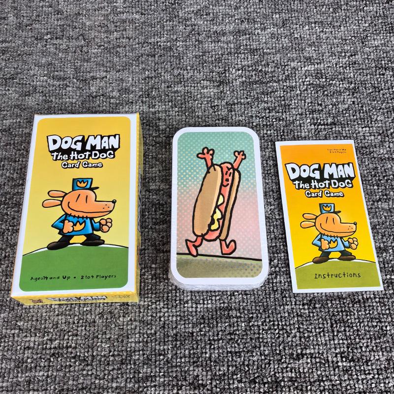 Dog Man: The Hot Dog Card Game - English Edition for Children