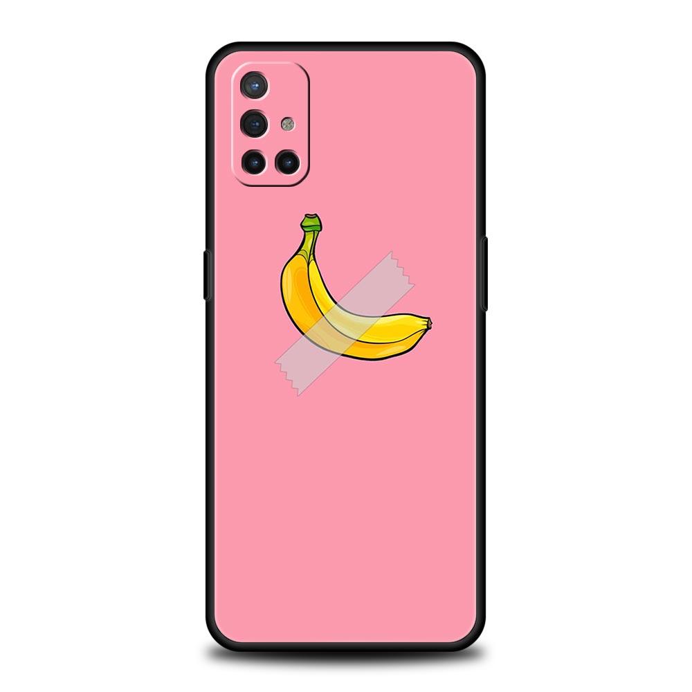 Funny Bite Apple Banana Phone Case For Oneplus 13R 13 12R 11 10T 10R Nord N100 N200 N10 10 9 9R 9RT CE 3 2 Z Pro Soft TPU Cover
