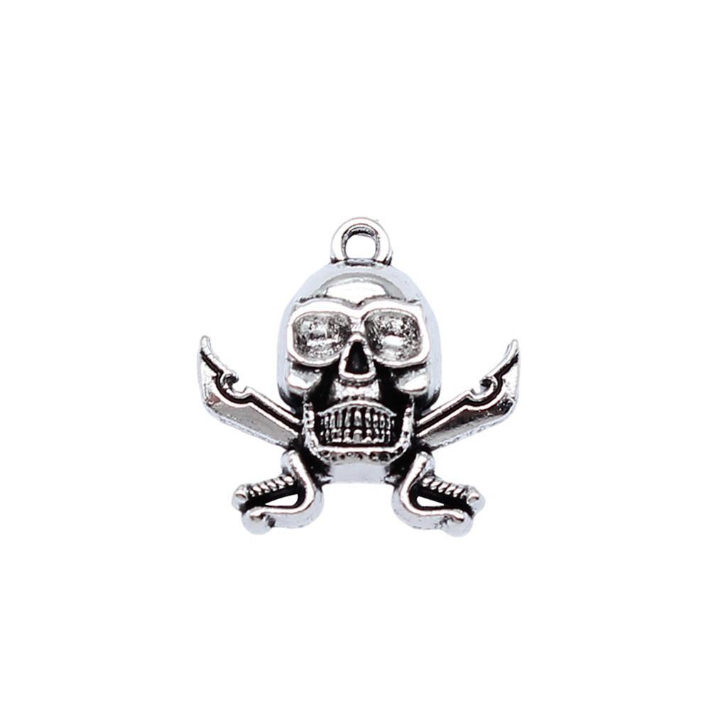 Halloween Pranks Charms Multi Color Alloy Pendants For Halloween Gothic Jewelry Accessories