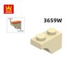 166Pcs/lot 3659W 1x2 Half Arch Construction Block Moc Colour Accessories Works With featuring Brick DO IT YOURSELF Children's Toy Assembly Gift Idea