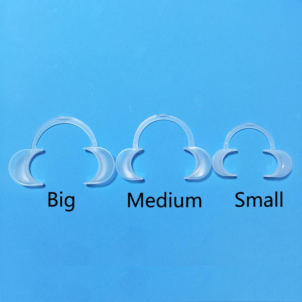 10 sztuk Dentalny Rozpierak Policzkowy Typu C Rozpieraki Warg Biały/Czarny Otwieracz Jamy Ustnej Rozszerzacze Policzkowe Wybielanie Zębów