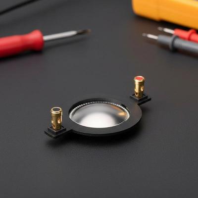 44.4mm Treble Tweeter Voice Coil Titanium Diaphragm Membrane Parts Upgrade for Loudspeaker Audio Projects