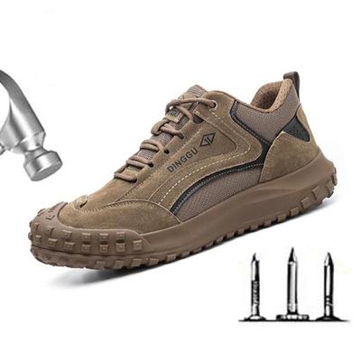 Labor Protection Shoes Men's Anti-smashing Anti-stabbing Site Work Safety Protection Steel Plate Protection Safety Shoes M992
