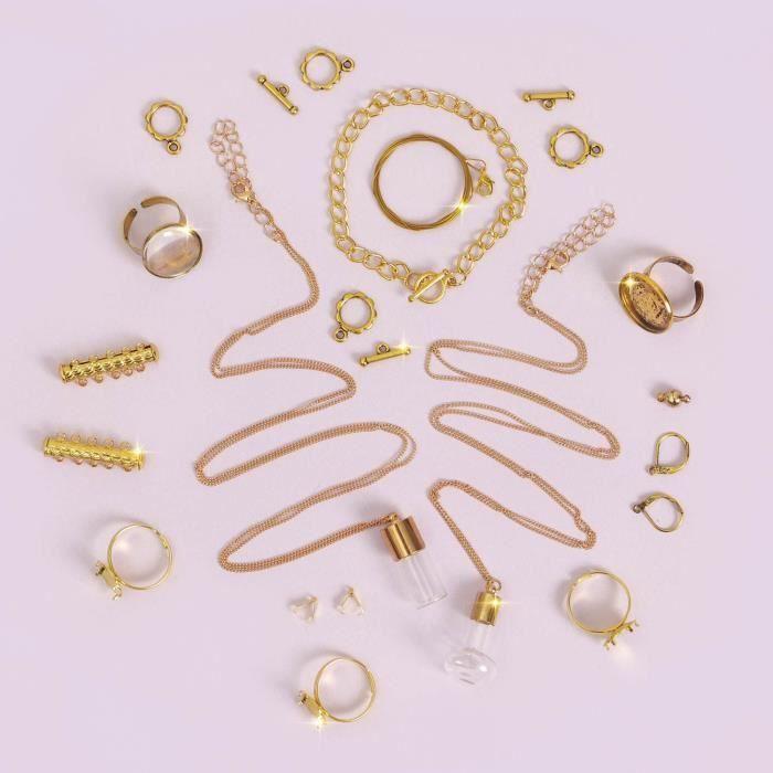 Accessoires bijoux - DIY - Coffret doré - 37 pièces - Mixte - Adulte