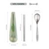 LOCK&LOCK 304 Stainless Steel Portable Chopsticks & Spoon Set