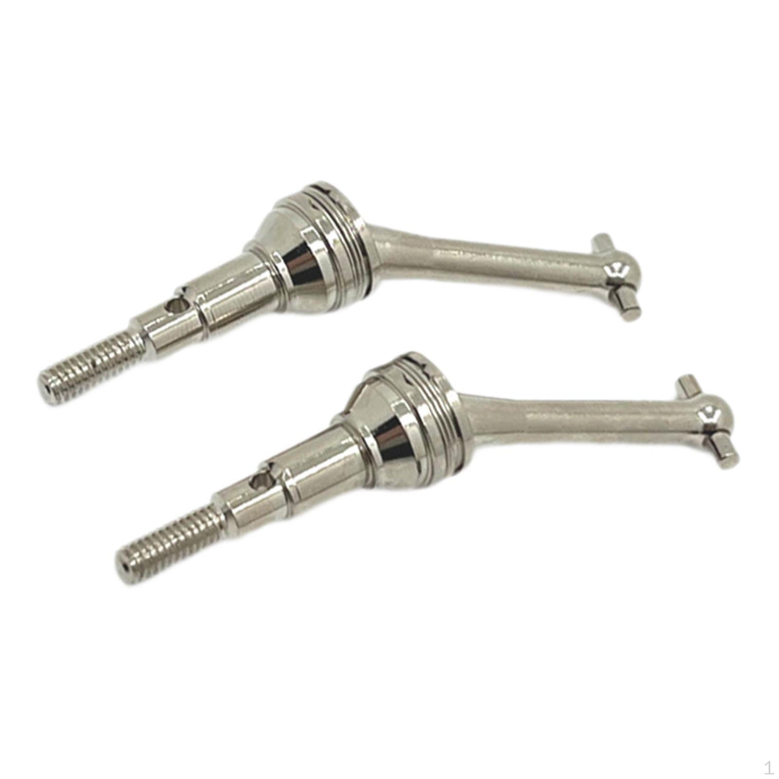 

1/14RC Car Driveshafts Replace Spare Parts,Front Rear,Sturdy,RC Accessory Transmission Shafts срібний