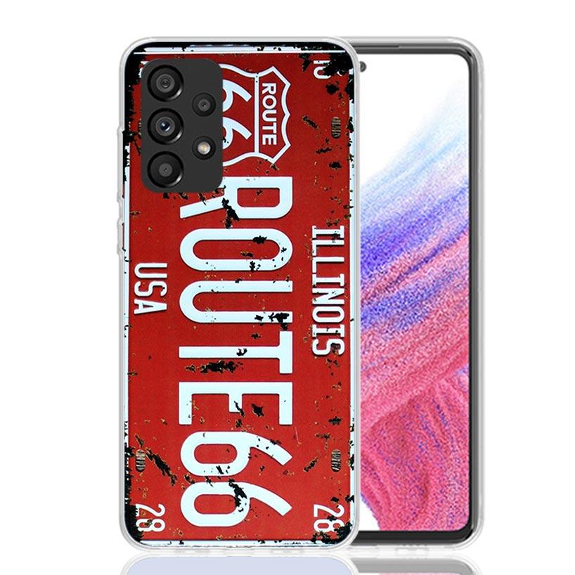 License New York Plate Number Phone Case For Samsung Galaxy A13 A14 A15 A16 A53 A54 A55 A56 A33 A34 A35 A36 A23 A24 A25 A26 A05S