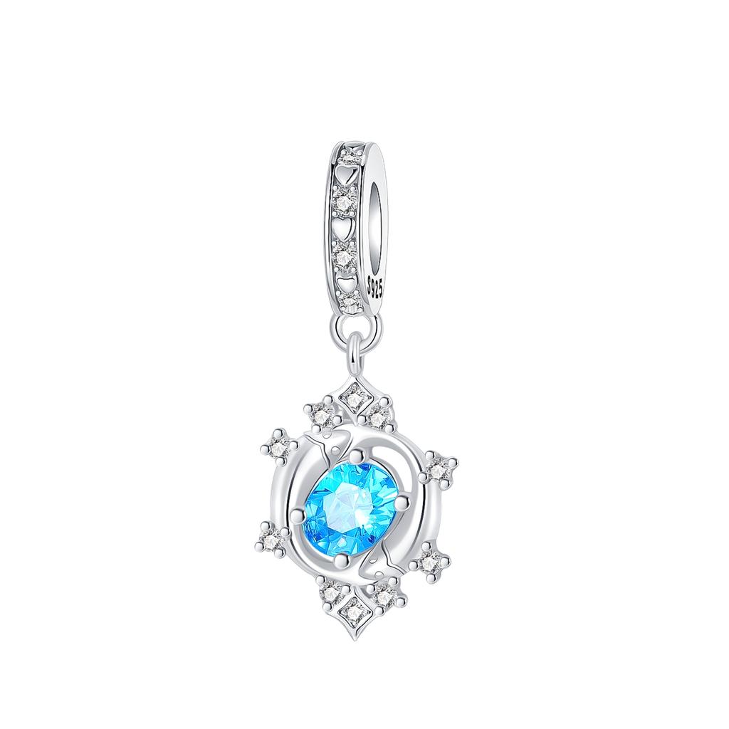 Copper 12 Constellation Charms Star Zodiac Pendants Fit Original Bracelets Necklaces Making For Woman Jewelry Gifts