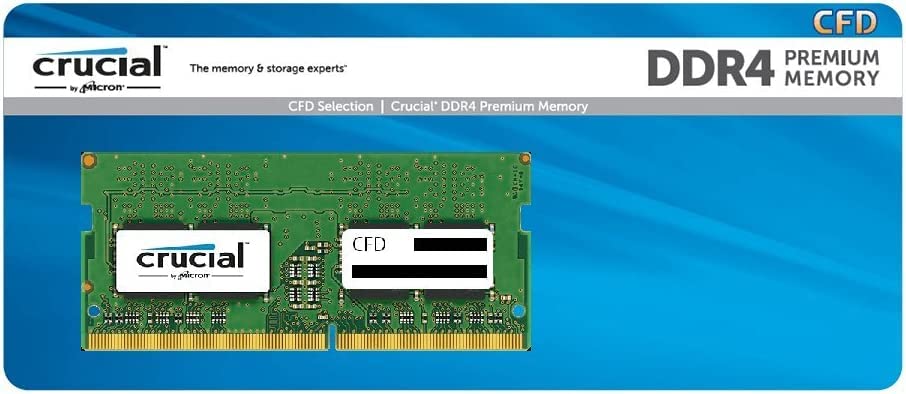 

Crucial CFD Sales Laptop Memory 16GB x 1 Compatibility Guaranteed Lifetime Warranty 260pin Crucial by Micron DDR4-3200 (PC4-25600) (16GB)
