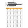 Impact Socket Adapter 1/4Inch Nut Metric Socket Hex Socket Extension Screwdriver