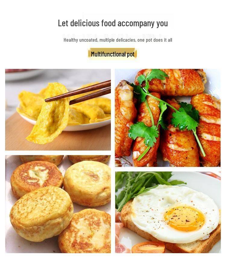 Non-Stick Cast Iron Egg Burger Mold & Dumpling Pan