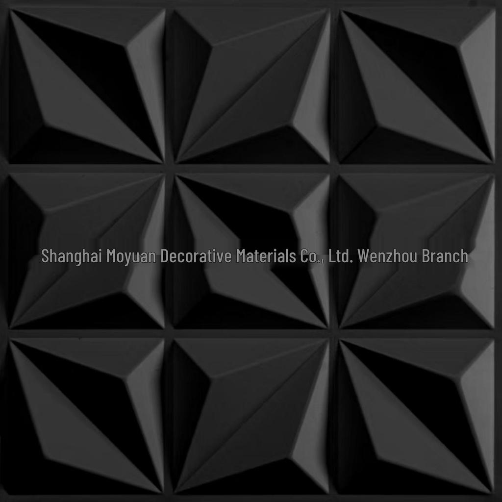 3D Waterproof PVC Wall Sticker Panel - Decorative Three-Dimensional Wall Covering.