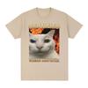 Certified Woman Respecter Funny Cat Meme T Shirts Men Women Clothing Fashion Vintage Short Sleeve T-shirts Cotton Casual T-shirt