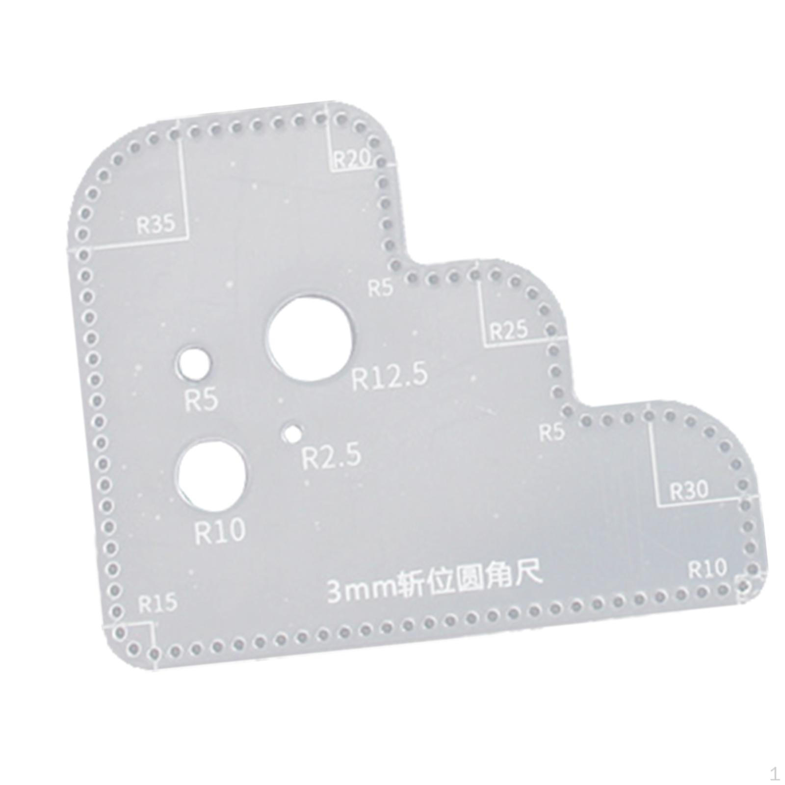 -Acryl-cutting Template, Acrylic Circle Cutting Portable Positioning Tool, for 3mm