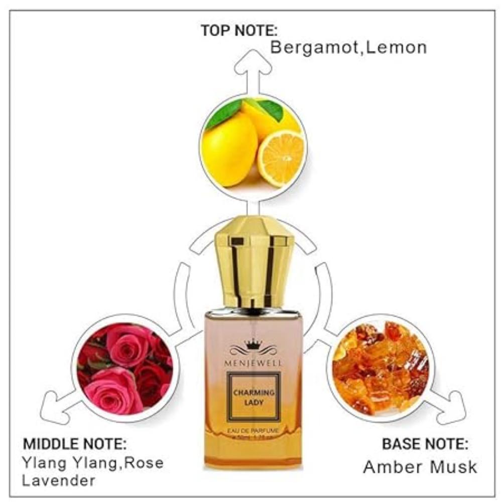 Menjewell Lavendel-Parfüm für Männer und Frauen, lang anhaltendes Duftspray, 50 ml