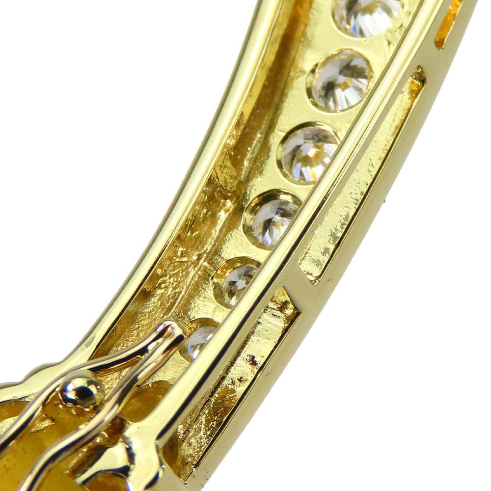 Used MIKIMOTO Brooch K18 yellow gold/diamond 10.3g Yellow Gold Accessories