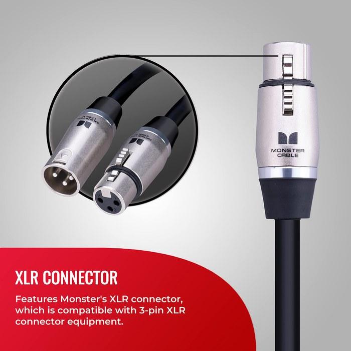 MONSTER CABLE Performer 600 MIC XLR Cable - 10ft (P600-M-10)