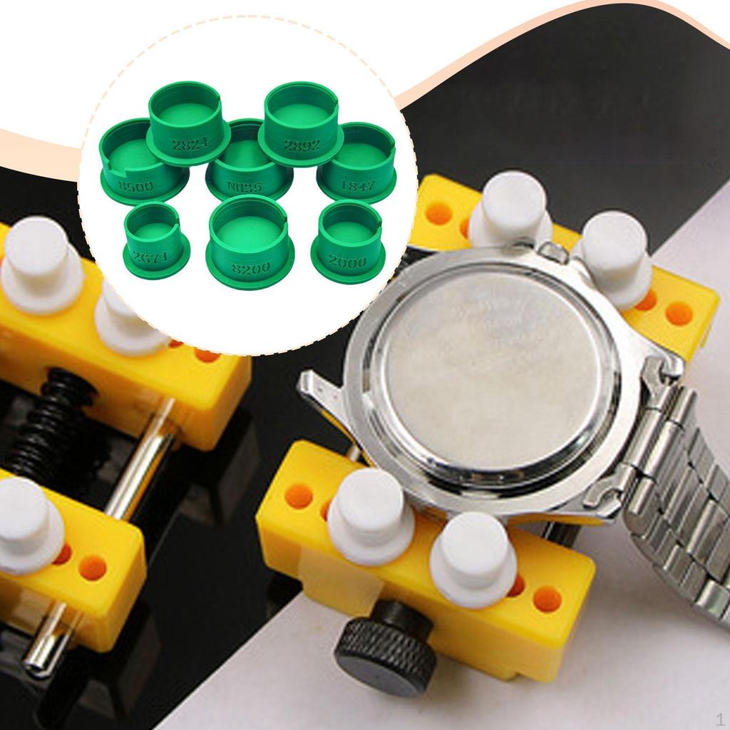 8 Pieces Watch Movement Base Sturdy Maintenance Spare Part Home Multipurpose Easy To Use Accessories