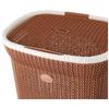 Knit Laundry Basket - Big - 55 Litres - 44 Cm X 35 Cm X 61 Cm | Royal Light Brown - Polypropylene