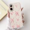 For Realme C67 4G RMX3890 Back Cover Realme C67 5G Case Girly Flower Butterfly Fashion Funda Soft Liquid Silicone Bumper Etui