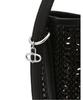 Athe Vanessabruno [Panier] Black Panier Mesh Shoulder Bag L Aaba6E841Bk