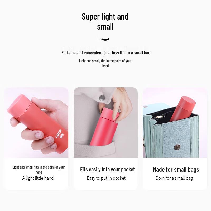 Lainuo Mini Portable Insulated Water Bottle 150ml