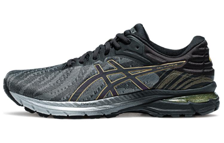 ASICS Gel Pursue 7 Низкие Беговые Кроссовки Мужские Черный Серебристый 1011B254-002 39