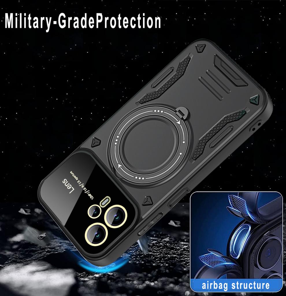 Magnetic Shockproof Armo Case for MOTO G53 5G G23 4G G22 G32 G60 G30 G20 G10 Bracket Lens Protect Ring Magsafe Cover Funda