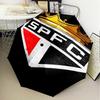 1PC Paulo Fc Emblem Printed Umbrella Folding Umbrella, Automatic Umbrella 8-Frame for Travel, Camping Fan Gifts Christmas Gifts