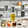 Oil Sprayer for Cooking, 250 Ml Oil Spray Bottle and Oil Brush Kitchen, Oil Sprayer, Spray Bottle Oil Kitchen for Hot Air Fryer