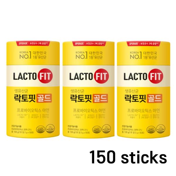 Chong Kun Dang Lacto-fit GOLD 50 Sticks, 80 Sticks (8 Options)