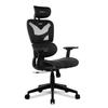Chaise Gaming - HUZARO - COMBAT 8.0 Noir - Ergonomique - Support Lombaire Têtière - Réglable - Pivotant