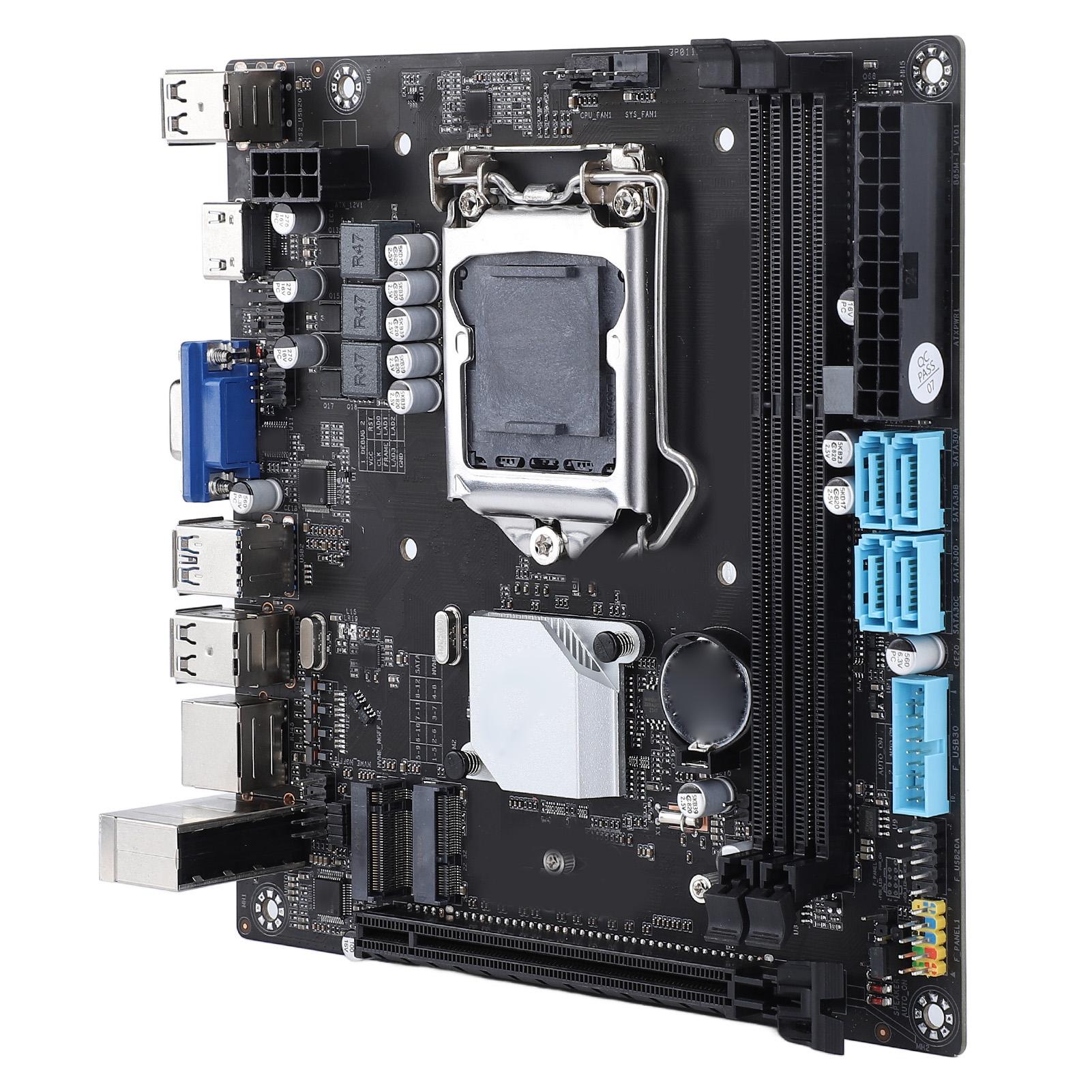 

Материнська плата комп ютера B85M I для процесора LGA 1150, підтримка процесора Xeon E3 V3, подвійний процесор DDR3 16 ГБ пам яті