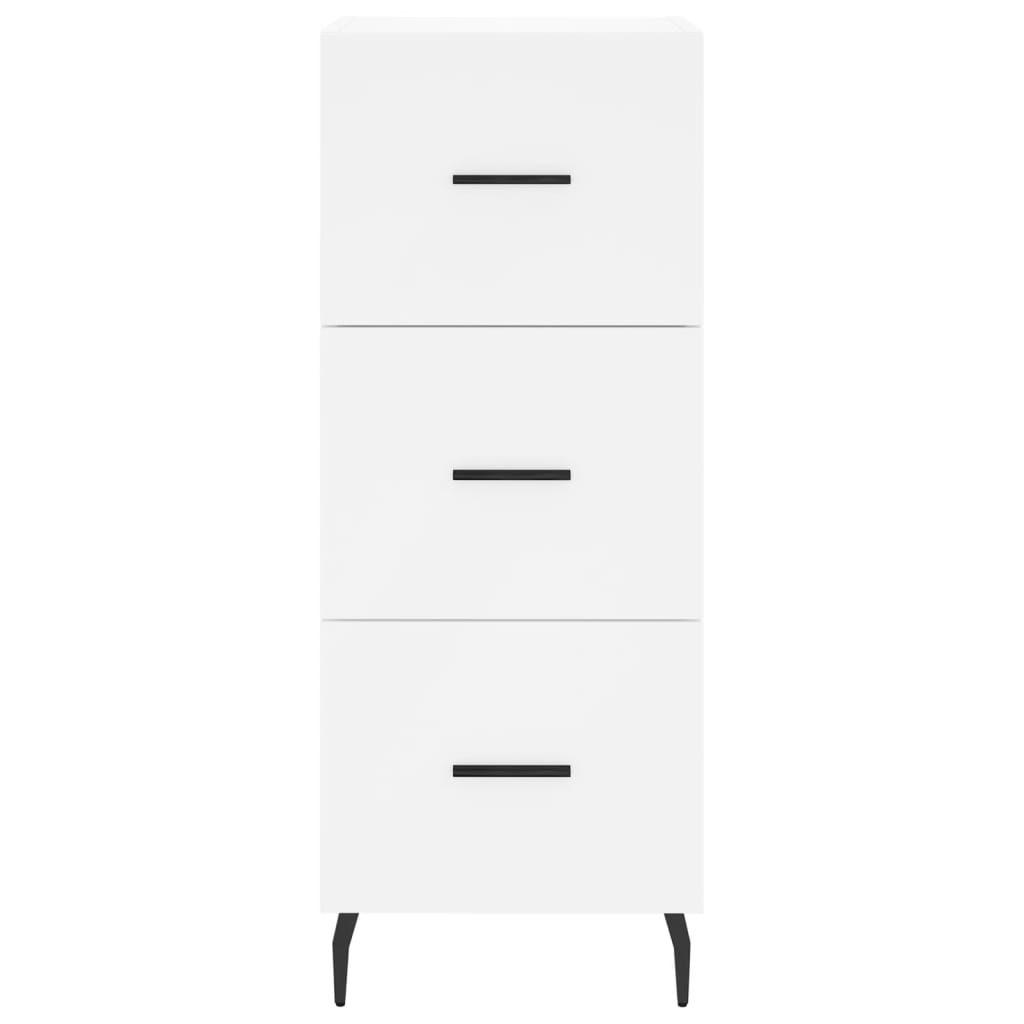 White Highboard 13.6 X 13.4 X 70.9 (W X D X H) Particleboard