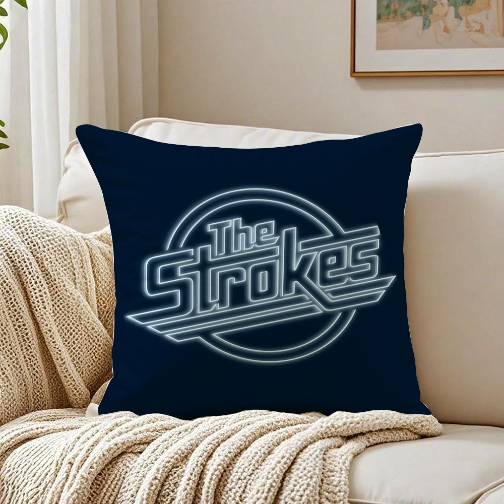 Music IndieRock The SStrokes Cushion Cover Pillowcase Antidustmite living Room Sofa Decor Cushion Room