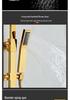 Gold All-Copper Constant Temperature European Shower Set with Booster Head