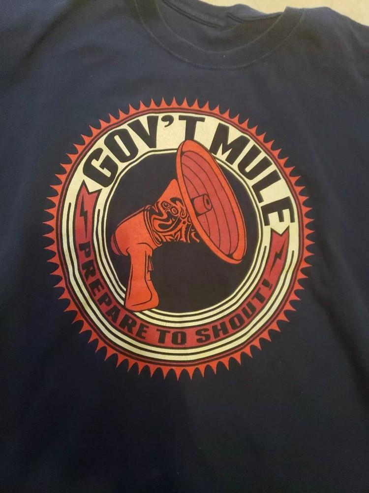 GOVT MULE ГОТОВЫ К КРИКУ ТУР 2013 Футболка с 1 стороны Унисекс Футболка XXXL