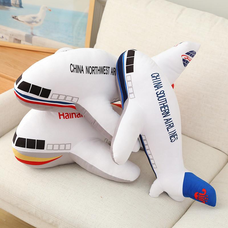 Model Plush Airplane Toy Aeroplane Stuffed Doll Home Decorations Kids Gifts