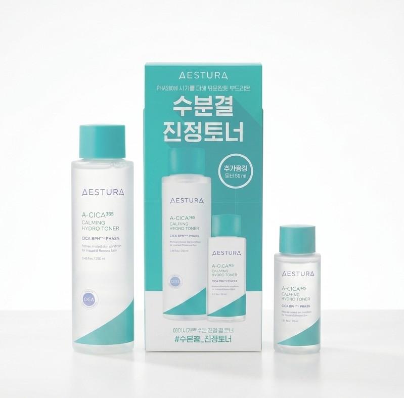 [Aestura] A-Cica 365 Calming Toner Set (200ml + 50ml) - [K-BEAUTY] Gentle Exfoliating & Soothing - ex.2026.10.23 200ml + 50ml