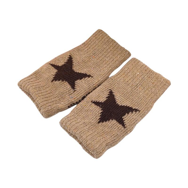Unisex Winter Knitted Fingerless Gloves One Size