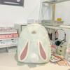 2025 New Cute Girl Backpack Student Schoolbag Simple Versatile Cartoon Bunny Women's Backpack