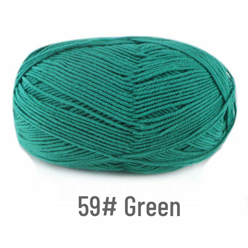 

Набор для вязания крючком из 4-ниточной гребенной хлопковой и молочной хлопковой пряжи - Кукла, Плед, Вязание крючком шпилькой DIY Материал для вязания