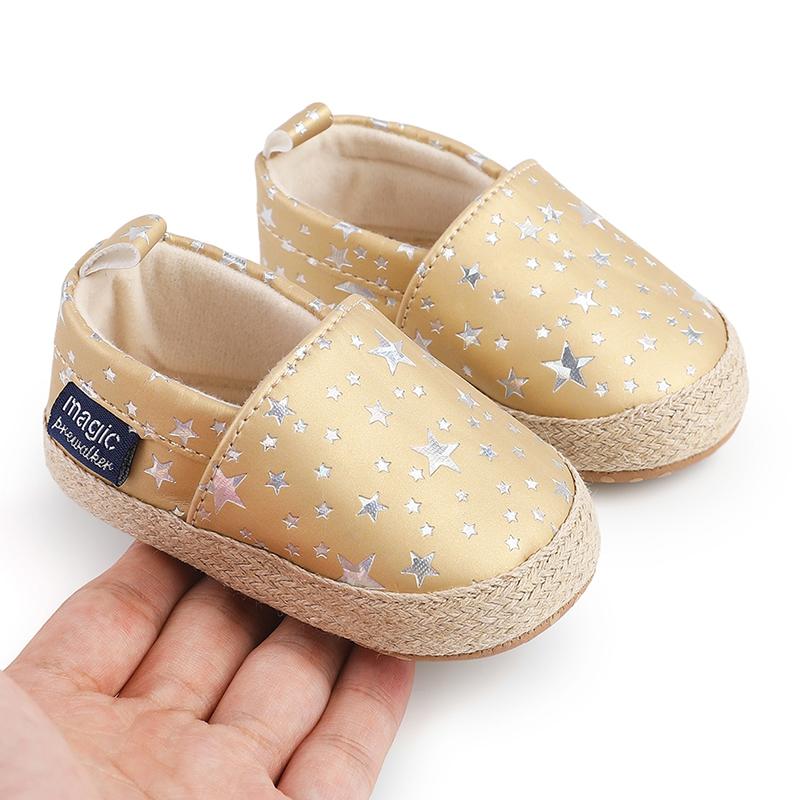 Kleinkindschuhe Baby Retro Star Print Design Freizeitschuhe rutschfeste weiche Kinderschuhe