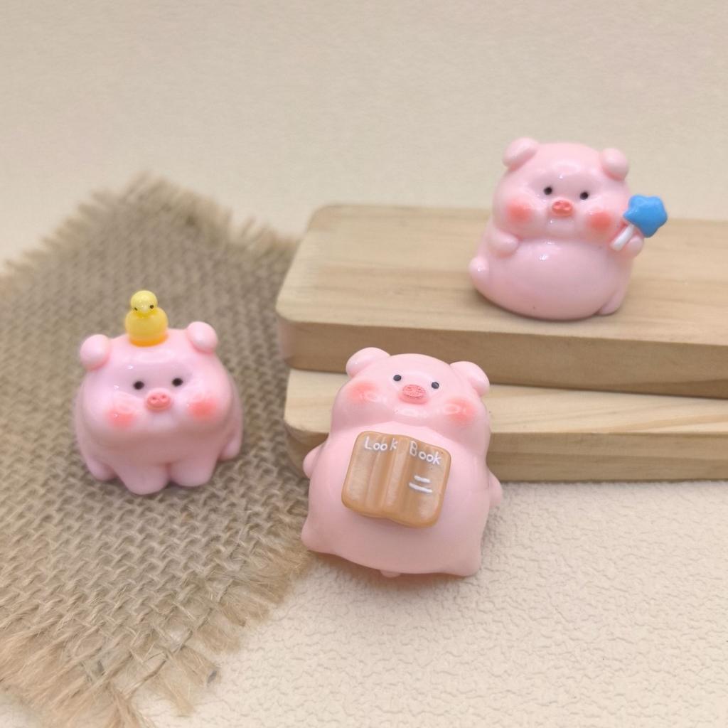 Cute Mini Animal Car Decor Fun Animal Rearview Mirror Interior Pendant Cute Pig Home Decor