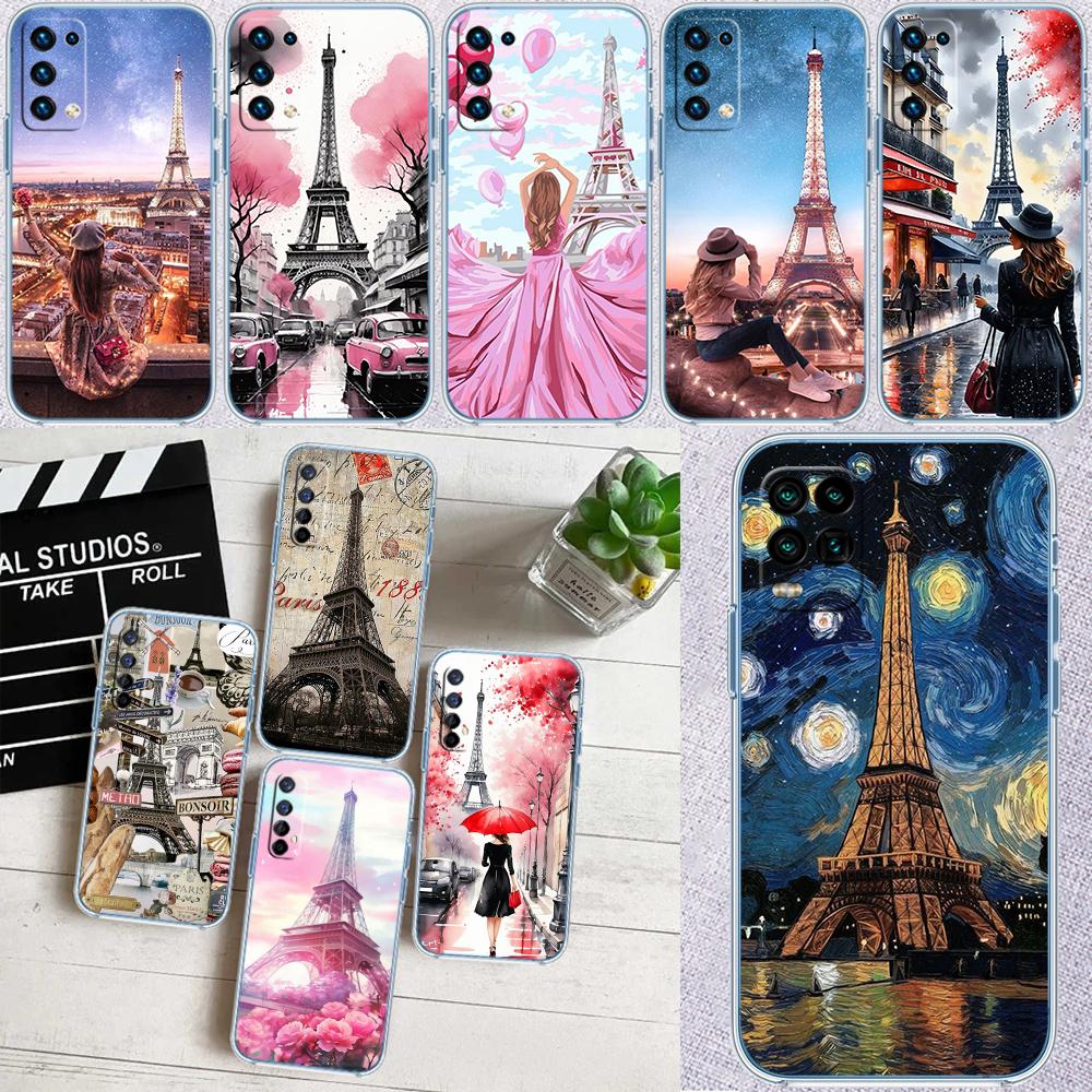 IK52 Paris Eiffel Tower Case for Motorola E13 E15 E20 E22 E22I E22S E30 E32 E40 E7 E7I G Plus Power Play Stylus G22 G14