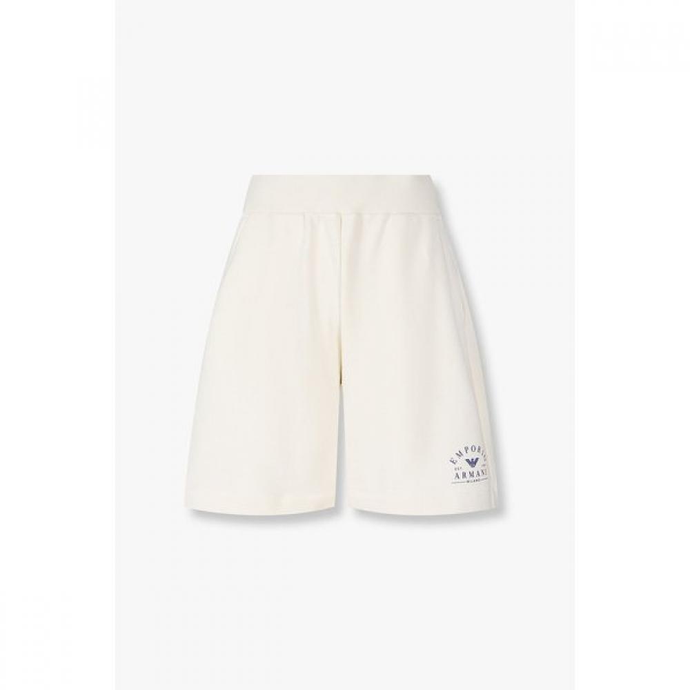 Emporio Armani Women S Lounge ShortS Cotton Arch Logo  0826131501 S